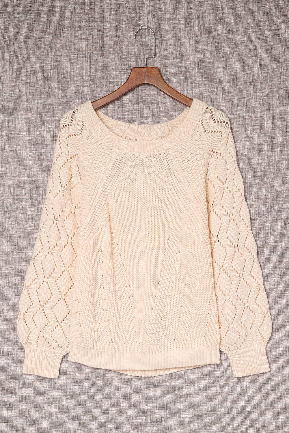Puffy Sleeve Knit Sweater