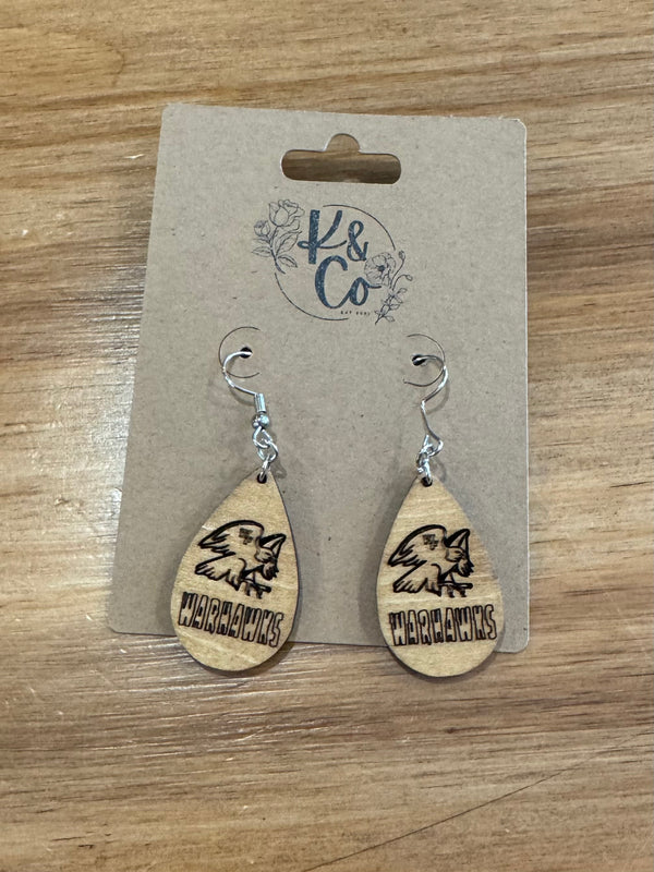 Warhawks Earrings
