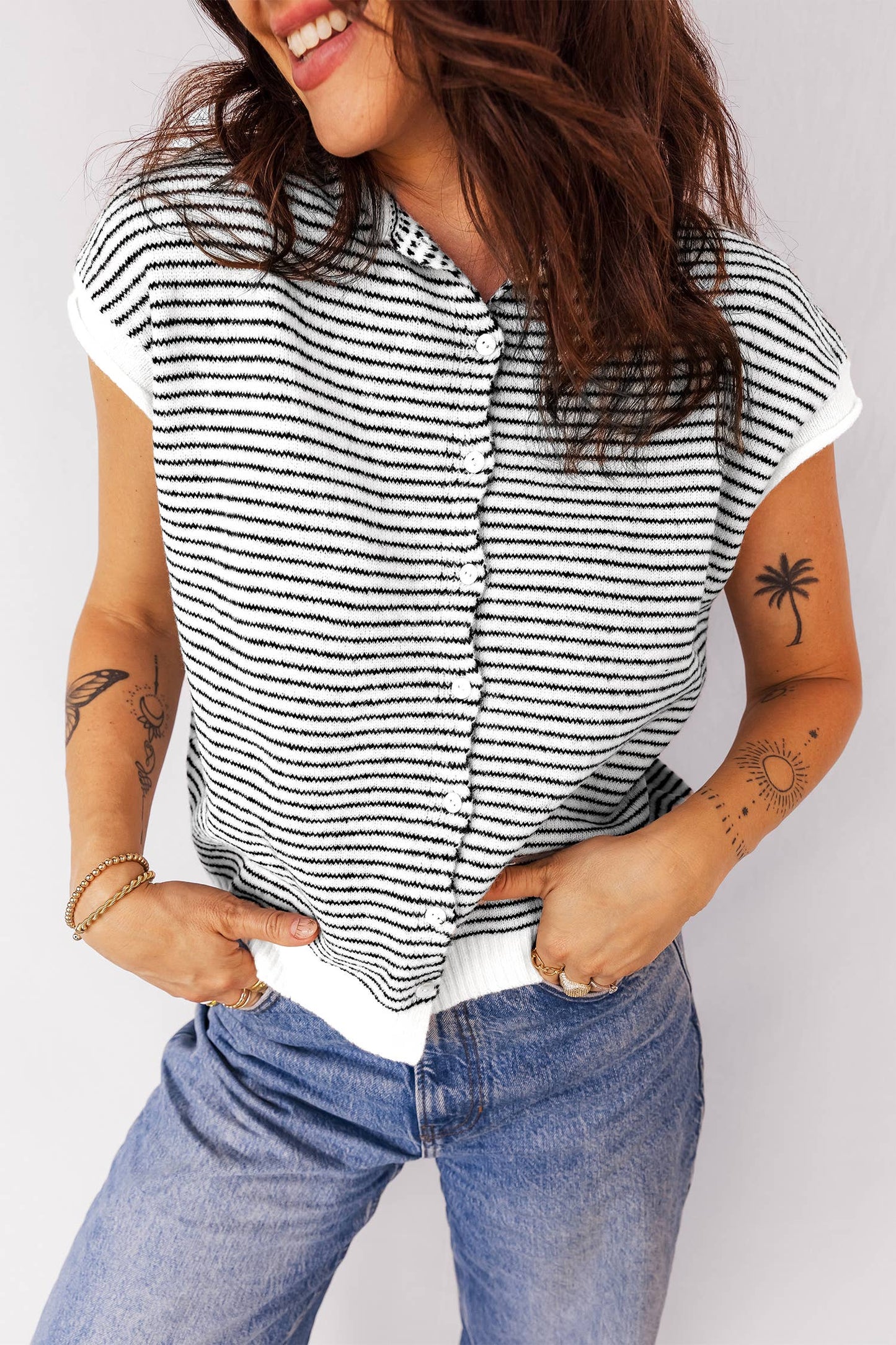 Cap Sleeve Sweater