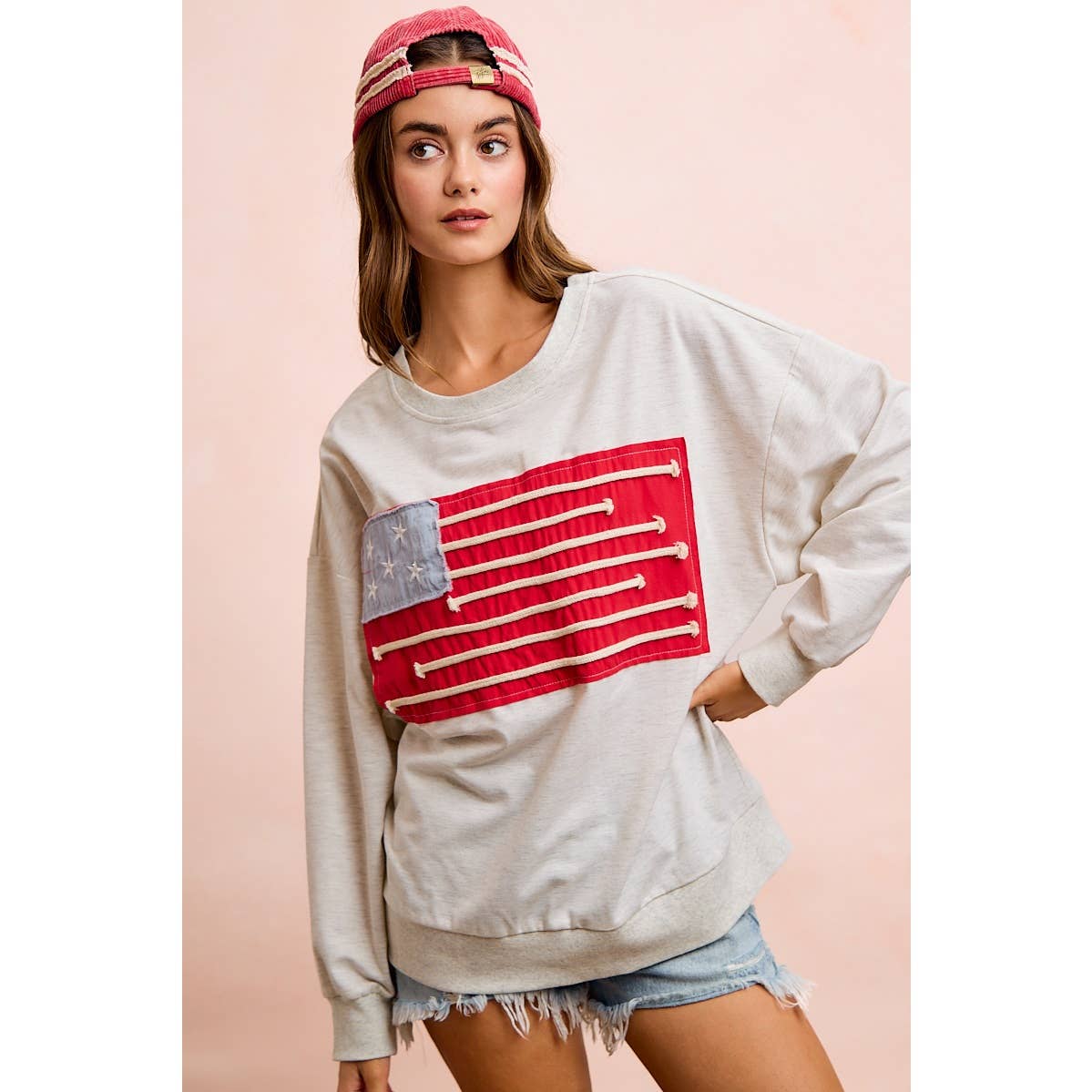 American Flag Rope Patch