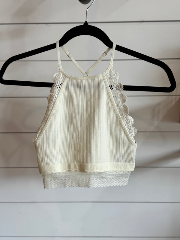 Crochet Trim Bralette