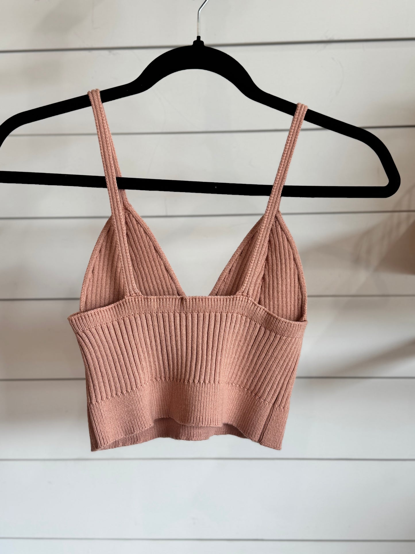 Ribbed Sweater Bralette