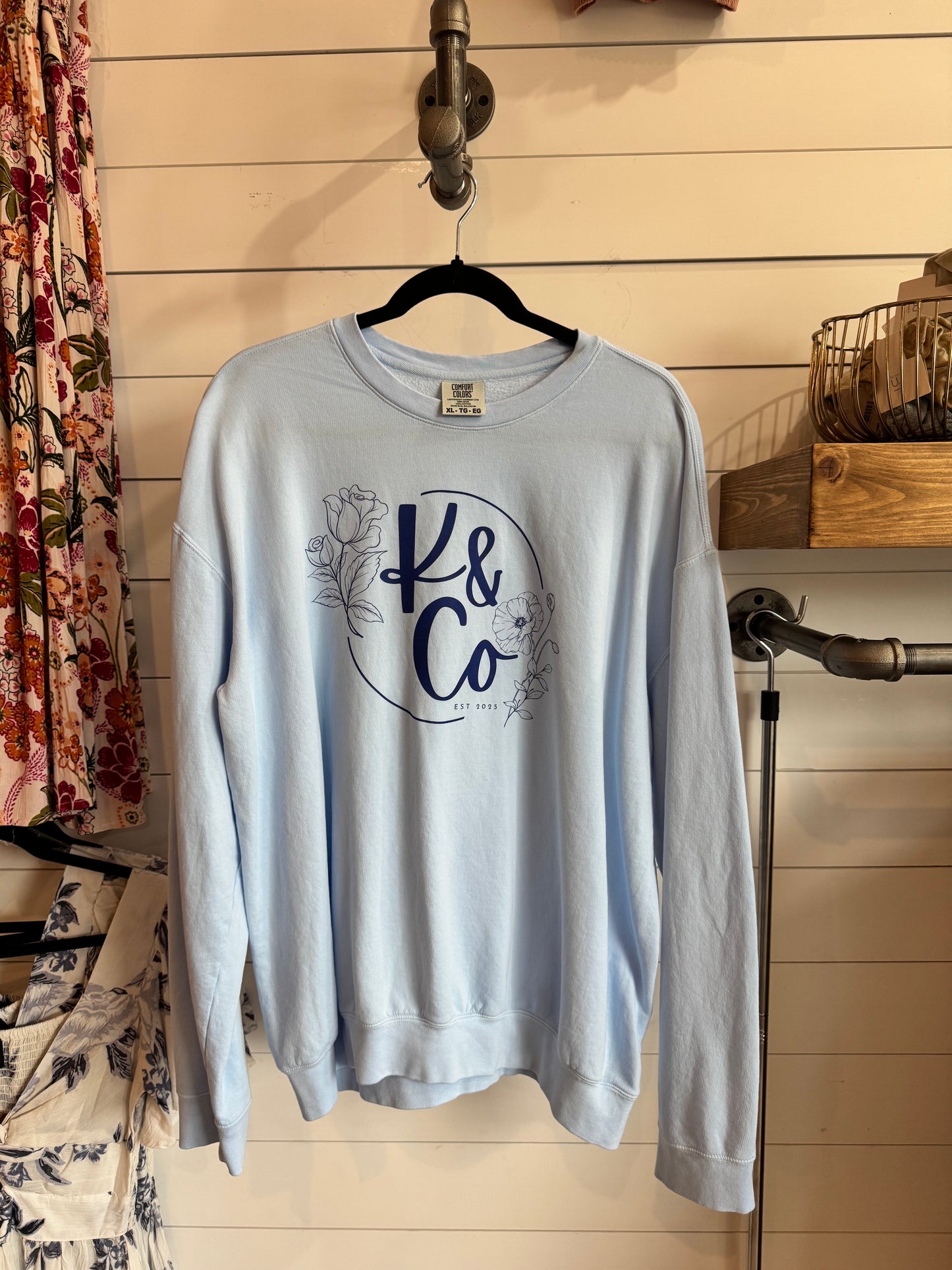 K & Co. Comfort Colors Crew