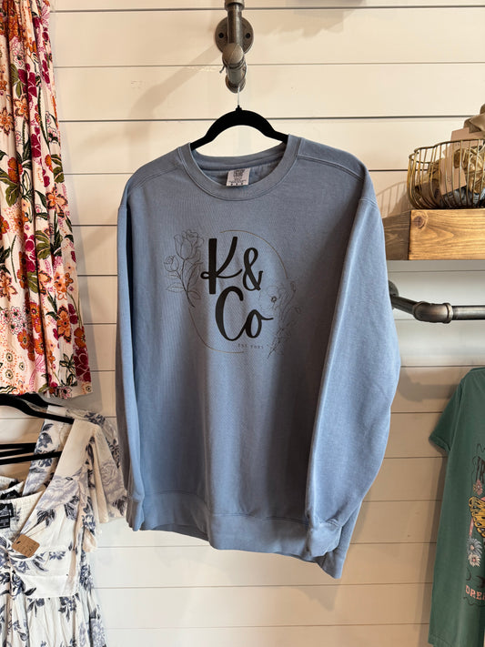 K & Co. Comfort Colors Crew