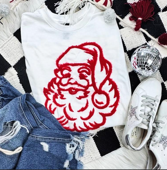 Fluffy Vintage Santa Crew