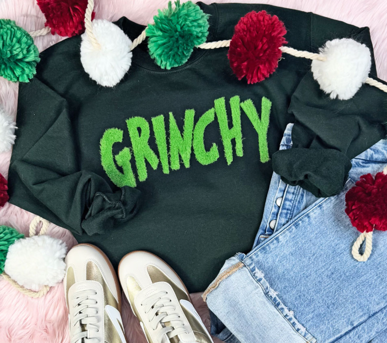 Grinchy Chenille Crew