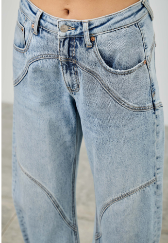 Saige Denim Barrel Jeans