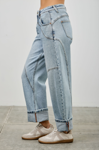 Saige Denim Barrel Jeans