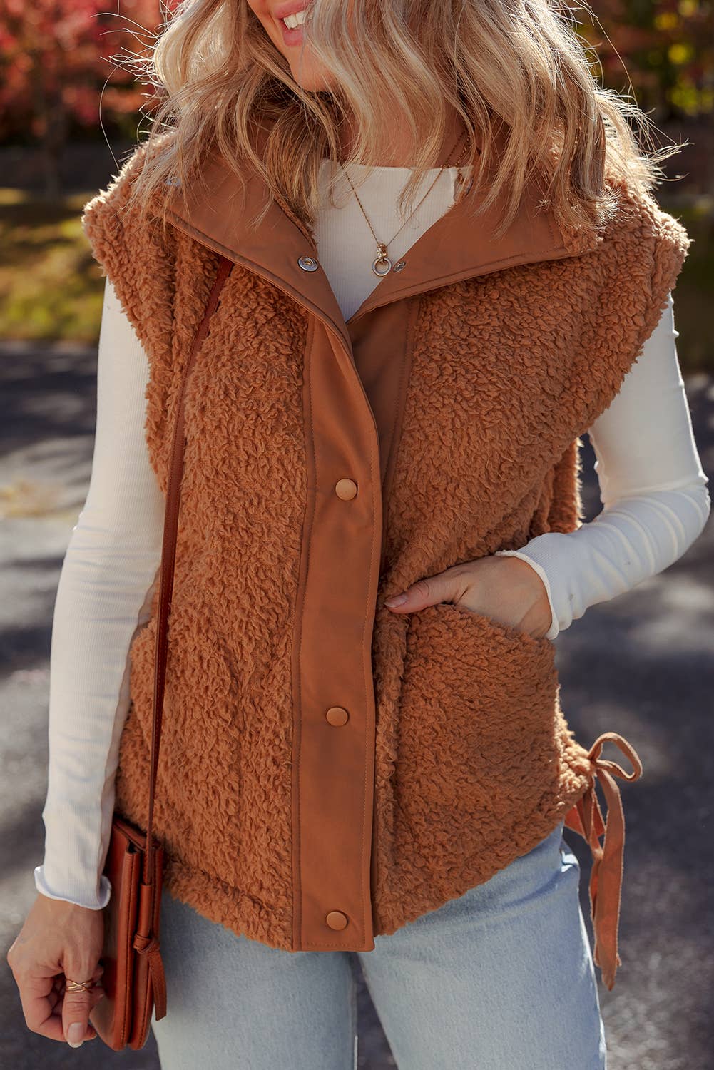 The Coziest Plush Vest